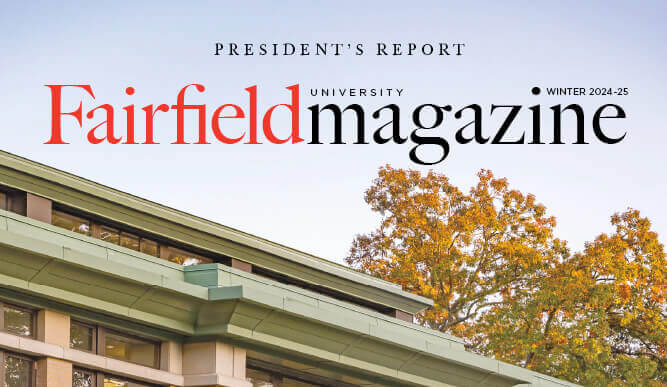 Fairfield University Magazine cover